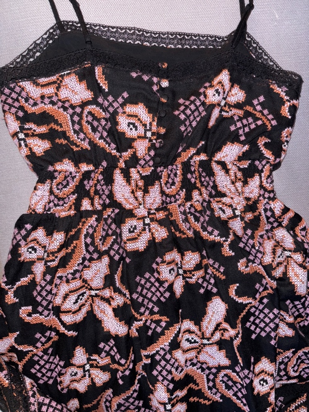 Anthropologie Embroidered Maxi Dress Size L - Picture 12 of 14